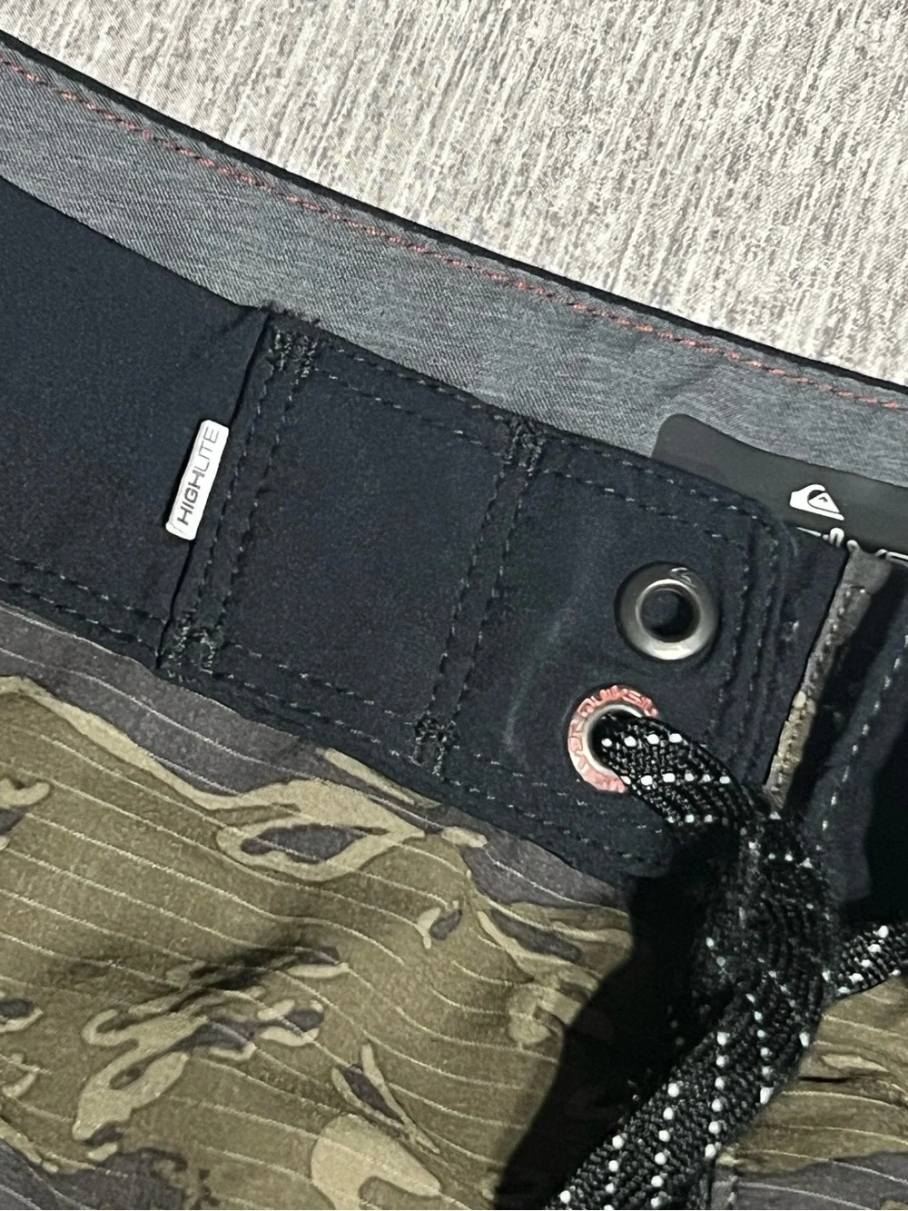 Quiksilver Highline Men’s Olive & Black Camo Board Shorts